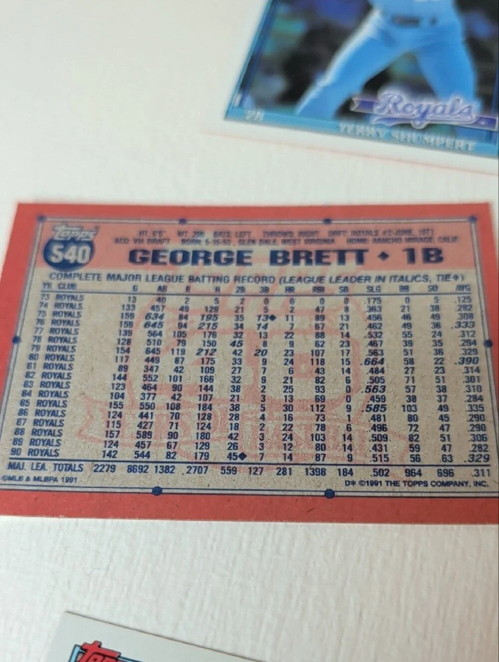 Topps 1991 complete